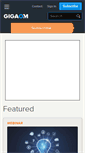 Mobile Screenshot of gigaom.com