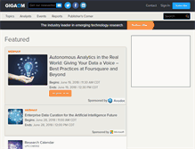 Tablet Screenshot of gigaom.com